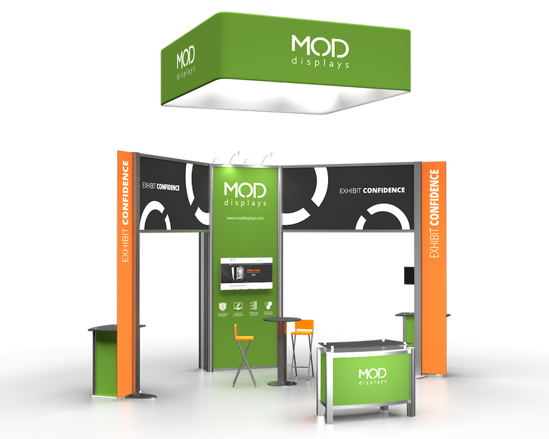 20 x 20 Trade Show Booth & Displays MODdisplays